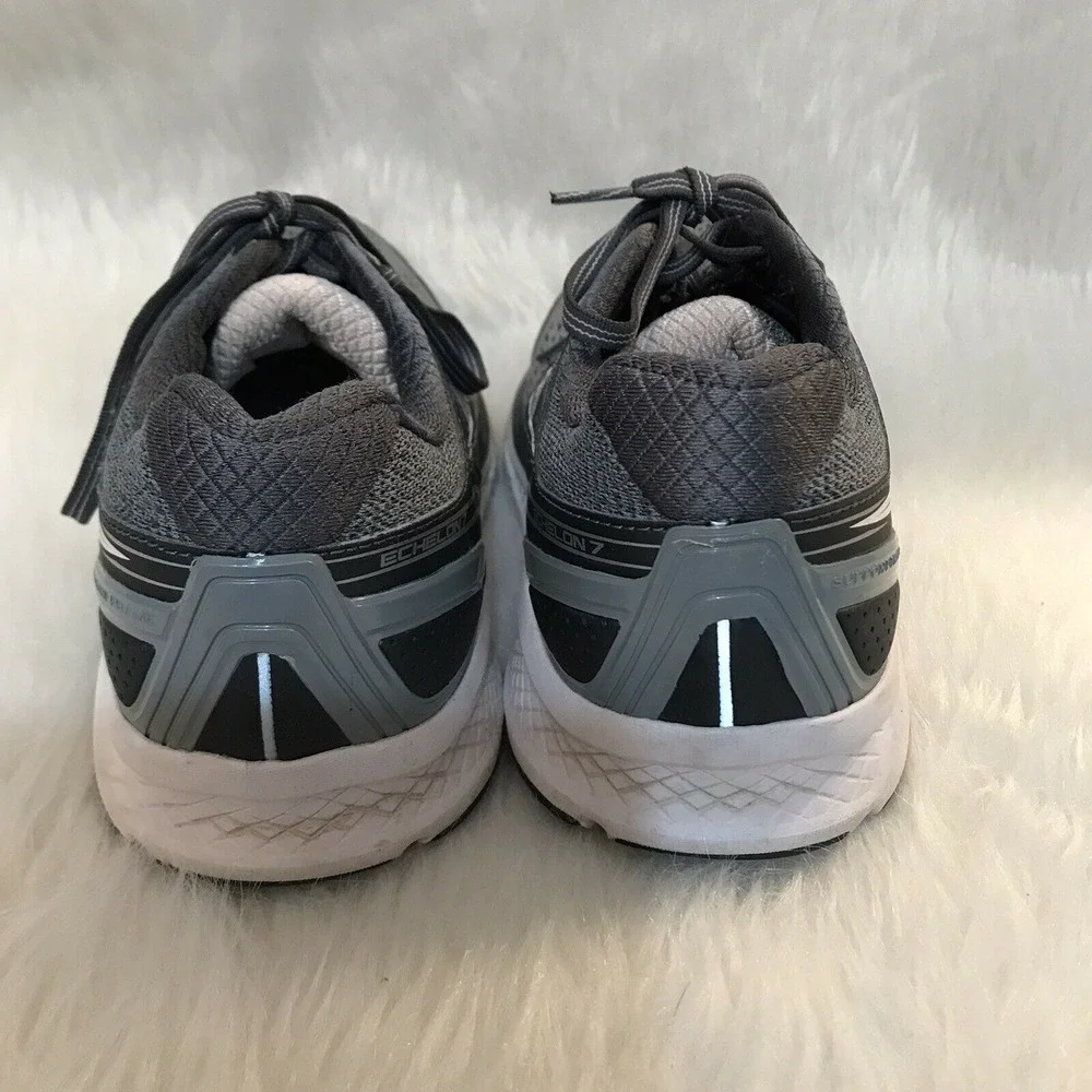 SAUCONY EVERUN ECHELON 7 Shoes Gray WHITE Pink Running Womens 9.5 Walking XT 900